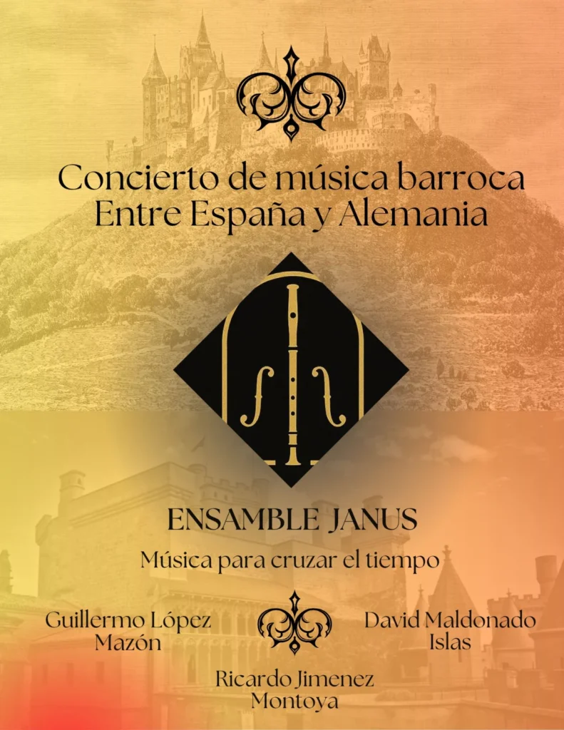Cartel del concierto Entre España y Alemania