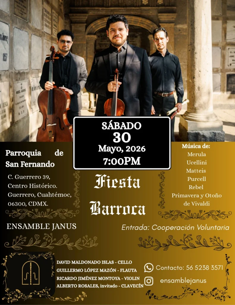 Cartel del concierto Fiesta Barroca